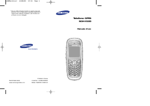 Manuale Samsung SGH-X100 Telefono cellulare