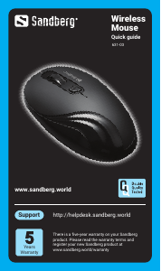 Manual Sandberg 631-03 Mouse