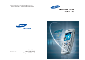 Manual Samsung SGH-X120 Telefone celular