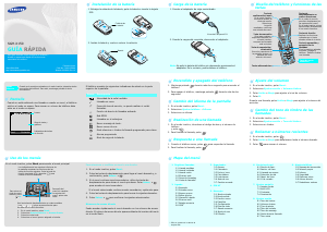 Manual de uso Samsung SGH-X150 Teléfono móvil
