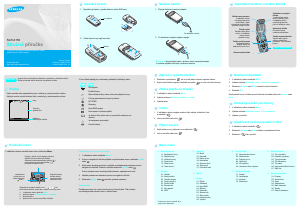 Manuál Samsung SGH-X150 Mobilní telefon
