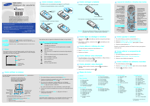 Manual Samsung SGH-X160B Telefone celular