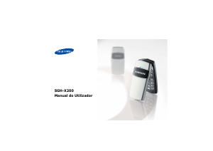 Manual Samsung SGH-X200 Telefone celular