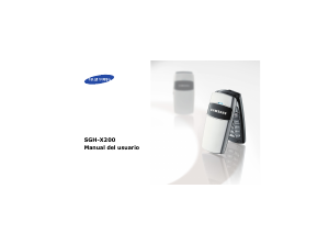 Manual de uso Samsung SGH-X200 Teléfono móvil