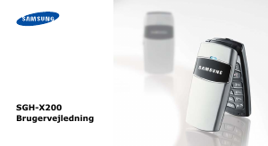 Brugsanvisning Samsung SGH-X200 Mobiltelefon