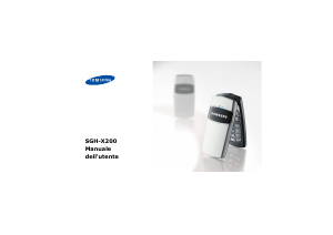 Manuale Samsung SGH-X200 Telefono cellulare