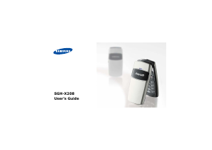 Manual Samsung SGH-X208 Mobile Phone