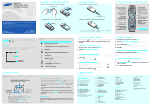 Manual Samsung SGH-X210 Telefone celular