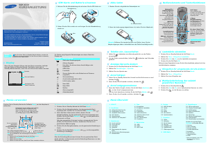 Bedienungsanleitung Samsung SGH-X210 Handy