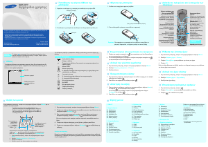 Εγχειρίδιο Samsung SGH-X210 Κινητό τηλέφωνο