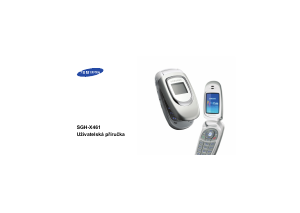 Manuál Samsung SGH-X461 Mobilní telefon