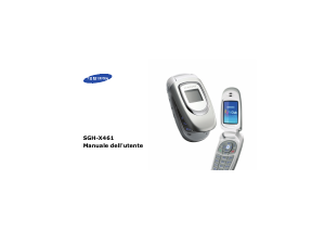 Manuale Samsung SGH-X461 Telefono cellulare