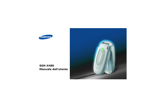 Manuale Samsung SGH-X480 Telefono cellulare