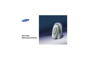 Handleiding Samsung SGH-X481 Mobiele telefoon