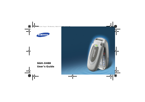 Handleiding Samsung SGH-X488 Mobiele telefoon