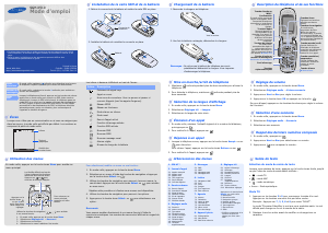 Mode d’emploi Samsung SGH-X510 Téléphone portable