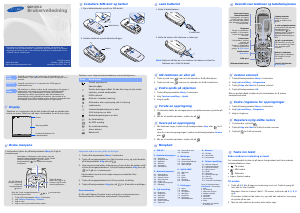 Bruksanvisning Samsung SGH-X510 Mobiltelefon