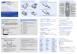 Használati útmutató Samsung SGH-X510 Mobiltelefon