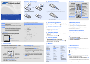 Instrukcja Samsung SGH-X530 Telefon komórkowy