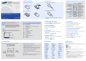 Kullanım kılavuzu Samsung SGH-X540 Cep telefonu