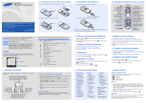 Mode d’emploi Samsung SGH-X550 Téléphone portable