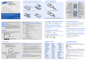 Manuale Samsung SGH-X550 Telefono cellulare