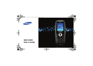 Manual Samsung SGH-X620 Mobile Phone