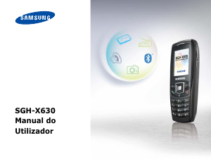 Manual Samsung SGH-X630 Telefone celular