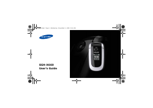 Manual Samsung SGH-X660 Mobile Phone