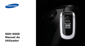 Manual Samsung SGH-X660 Telefone celular