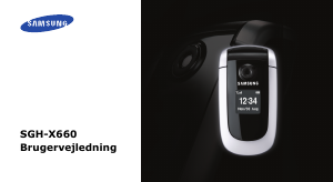 Brugsanvisning Samsung SGH-X660 Mobiltelefon