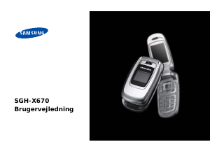 Brugsanvisning Samsung SGH-X670 Mobiltelefon