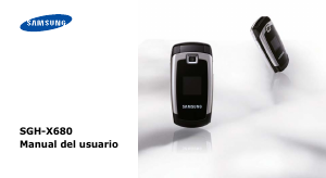 Manual de uso Samsung SGH-X680 Teléfono móvil