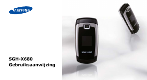 Handleiding Samsung SGH-X680 Mobiele telefoon