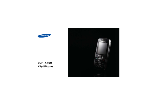 Käyttöohje Samsung SGH-X700 Matkapuhelin