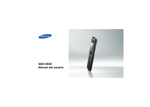Manual de uso Samsung SGH-X820 Teléfono móvil