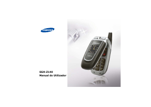 Manual Samsung SGH-Z140 Telefone celular