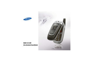 Bruksanvisning Samsung SGH-Z140 Mobiltelefon