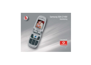 Handleiding Samsung SGH-Z140V Mobiele telefoon