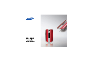 Manuale Samsung SGH-Z240 Telefono cellulare