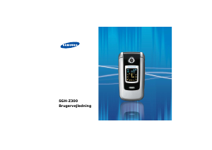 Brugsanvisning Samsung SGH-Z300 Mobiltelefon