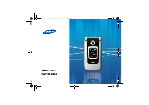 Käyttöohje Samsung SGH-Z300 Matkapuhelin