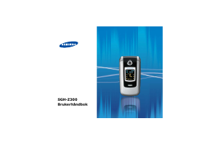 Bruksanvisning Samsung SGH-Z300 Mobiltelefon