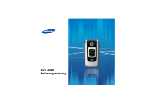 Bedienungsanleitung Samsung SGH-Z300 Handy