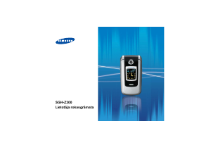 Rokasgrāmata Samsung SGH-Z300 Mobilais tālrunis