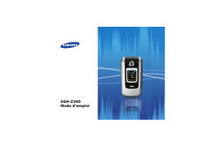 Mode d’emploi Samsung SGH-Z300 Téléphone portable