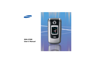 Manual Samsung SGH-Z308 Mobile Phone