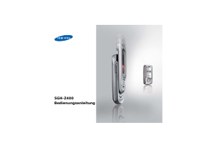 Bedienungsanleitung Samsung SGH-Z400V Handy