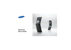 Handleiding Samsung SGH-Z510 Mobiele telefoon