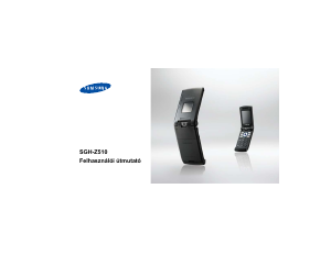 Használati útmutató Samsung SGH-Z510 Mobiltelefon